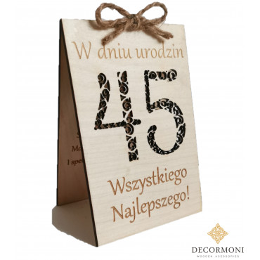 kartka urodzinowa na 25, 30, 70, 55, 40 itp. 2