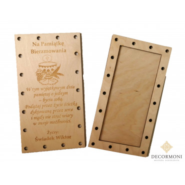 Pamiątka bierzmowania na śruby 2