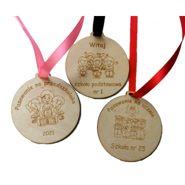 ślubowanie pierwszoklasisty medal 2