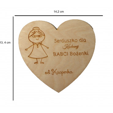 duży magnes dla babci personalizowany 2